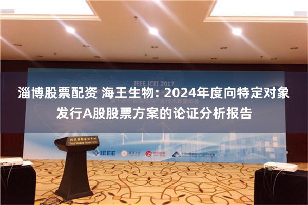 淄博股票配资 海王生物: 2024年度向特定对象发行A股股票方案的论证分析报告