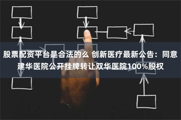 股票配资平台是合法的么 创新医疗最新公告：同意建华医院公开挂牌转让双华医院100%股权