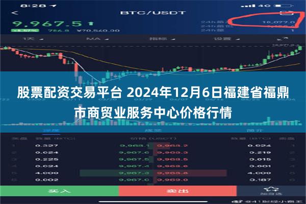 股票配资交易平台 2024年12月6日福建省福鼎市商贸业服务中心价格行情