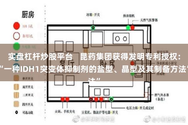 实盘杠杆炒股平台   昆药集团获得发明专利授权：“一种IDH1突变体抑制剂的盐型、晶型及其制备方法”