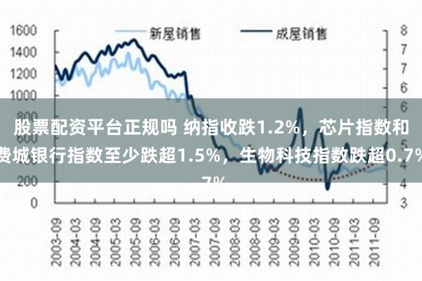 股票配资平台正规吗 纳指收跌1.2%，芯片指数和费城银行指数至少跌超1.5%，生物科技指数跌超0.7%