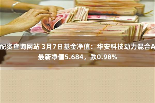 配资查询网站 3月7日基金净值：华安科技动力混合A最新净值5.684，跌0.98%